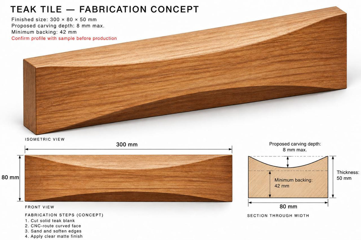 Luxury Bespoke TV Wall | Grand Living Series Crafted in Teak Wood