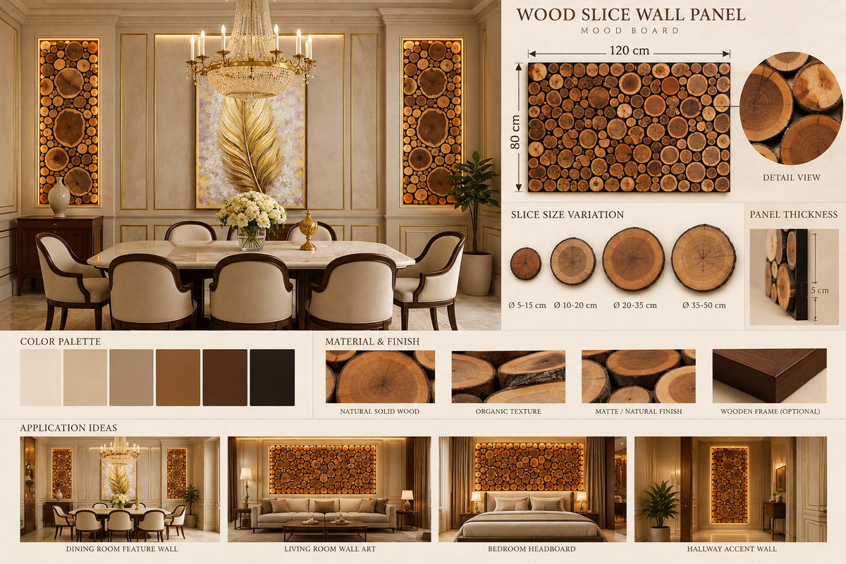 Luxury Wall Decoration | Crafted in Teakwood