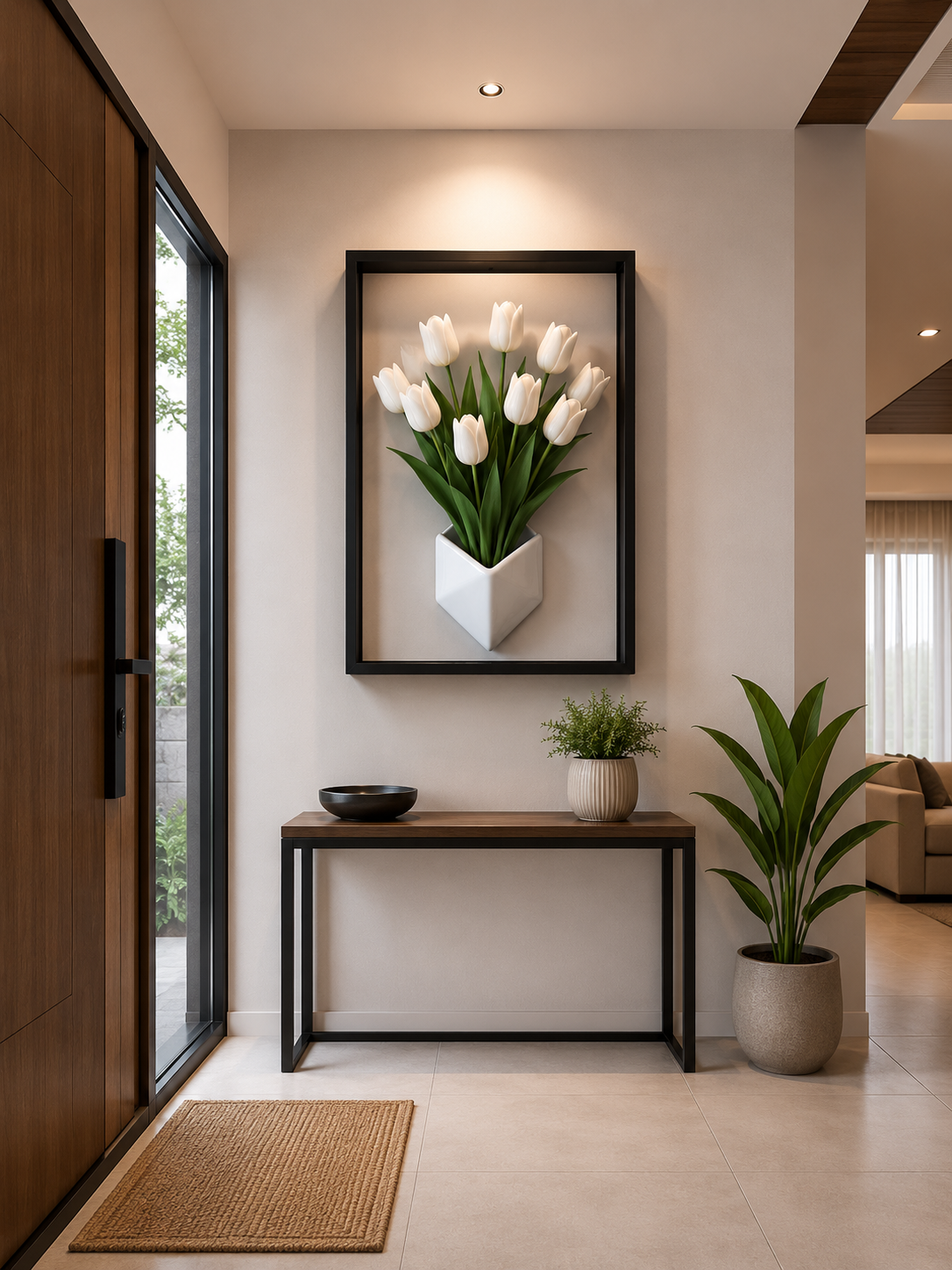 Luxury Bespoke Exclusive Accent Decor | Crafted in Teak Wood & 3D Ceramic