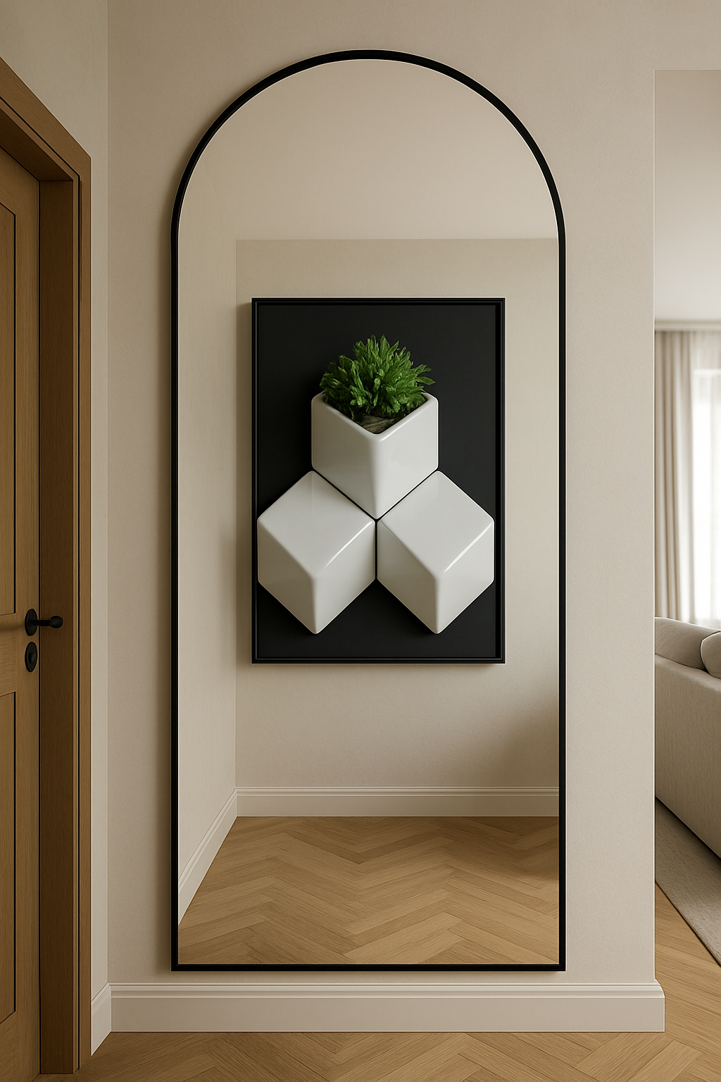 Luxury Bespoke Boutique Accent Decor | Crafted in Teak Wood & 3D Ceramic