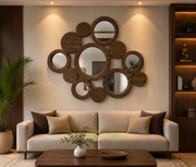 Luxury Bespoke Regal Accent Decor | Crafted in Teak Wood & 3D Ceramic