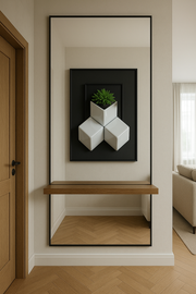 Luxury Bespoke Artisan Craft Accent Decor | Crafted in Teak Wood & 3D Ceramic