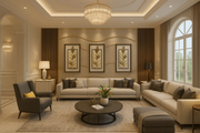 Luxury Bespoke Classic Accent Decor | Crafted in Teak Wood & 3D Ceramic