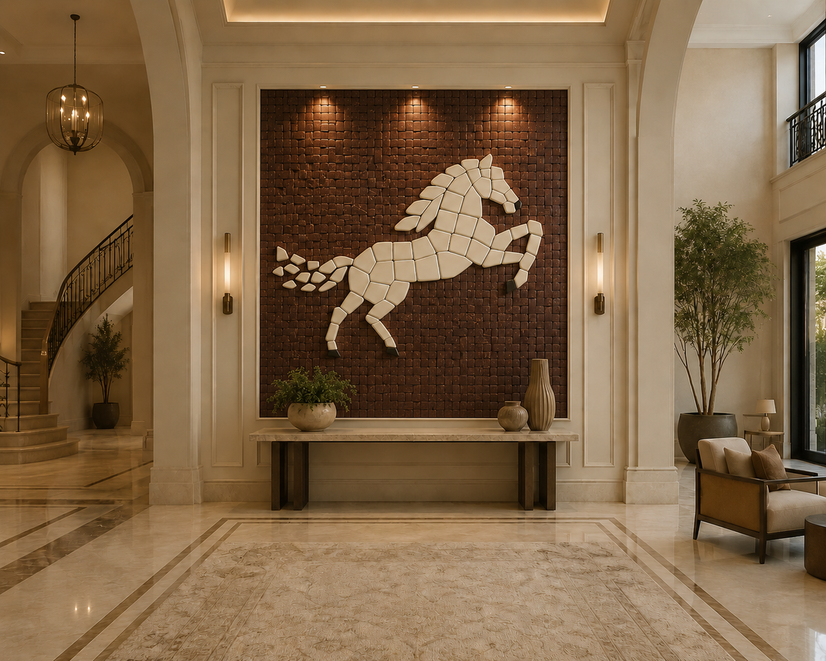 Creative Wall Decoration | Crafted in Teakwood