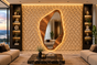Premium Wall Decoration | Crafted in Teakwood & 3D Porcelain