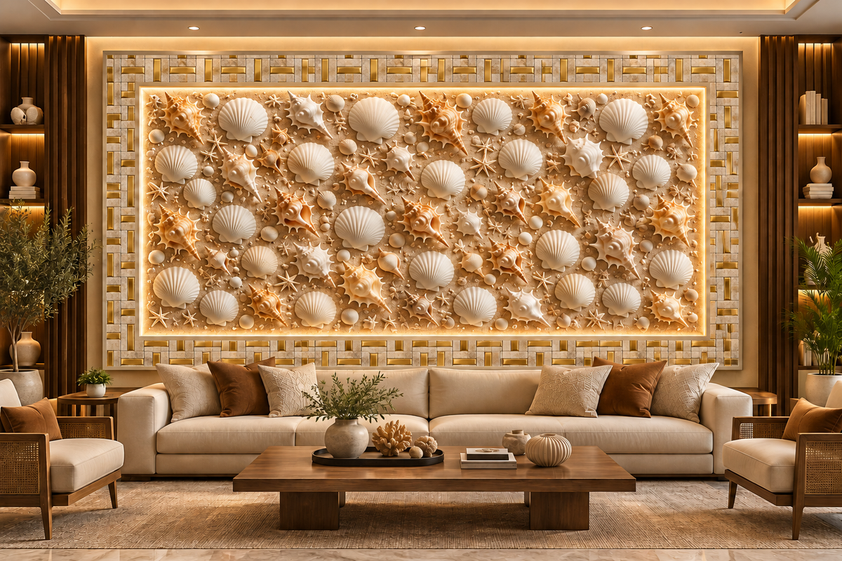Luxury Wall Decoration | Crafted in 3D Porcelain