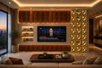 Creative  TV wall