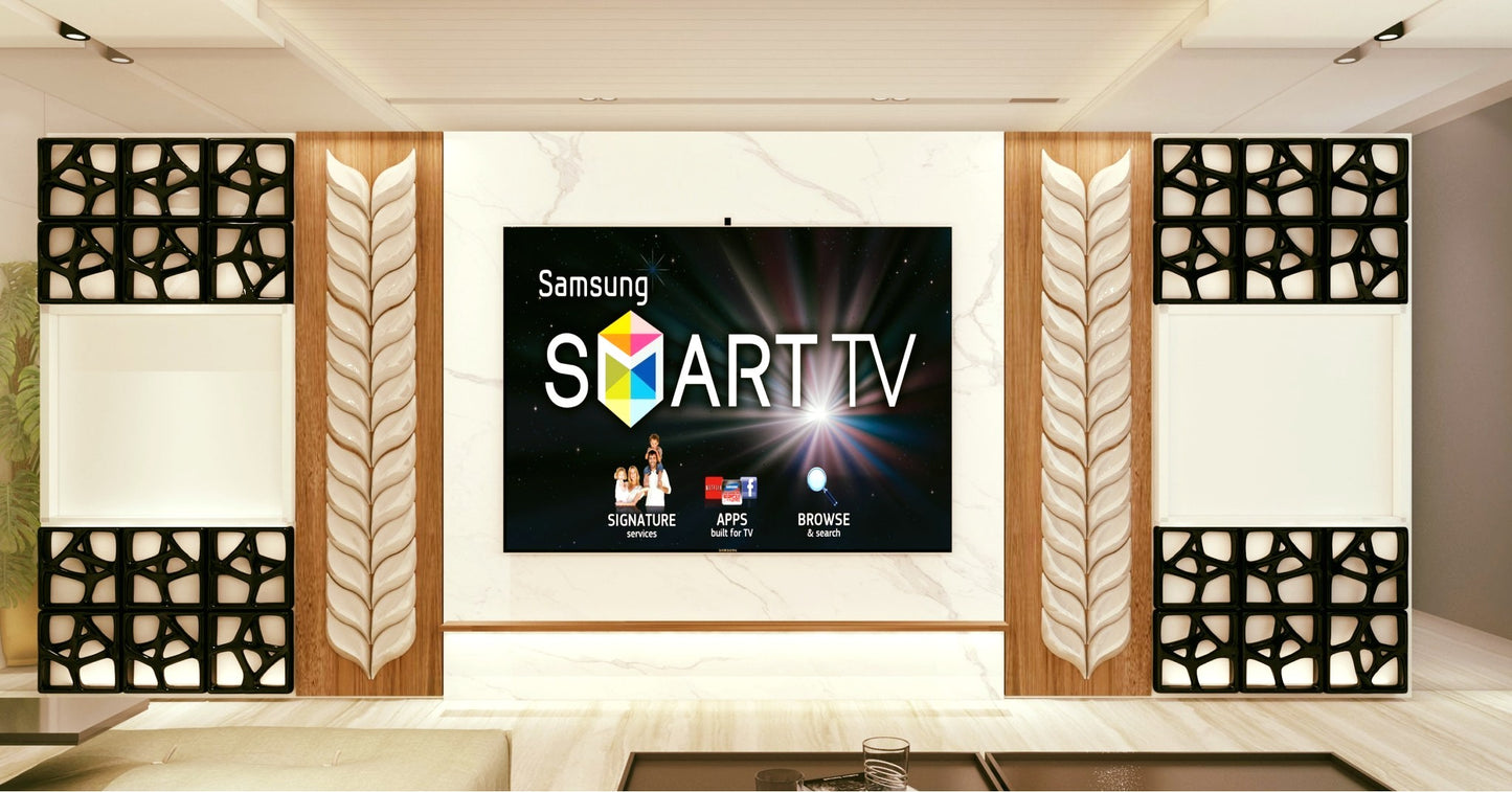 Creative TV wall